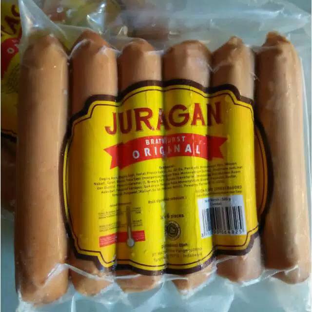 Juragan sosis sapi jumbo isi 6 500gr