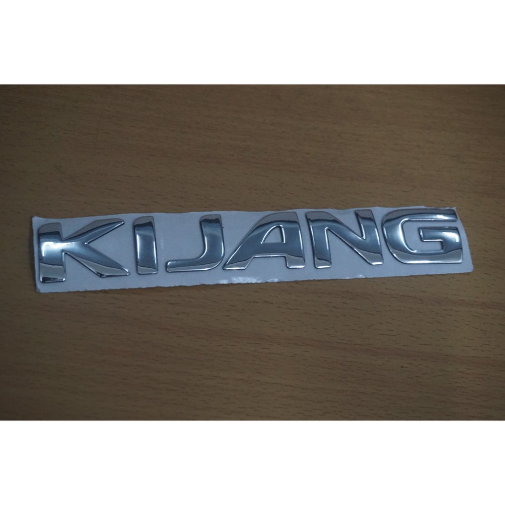 EMBLEM TULISAN &quot; KIJANG &quot; FOR KIJANG NEW