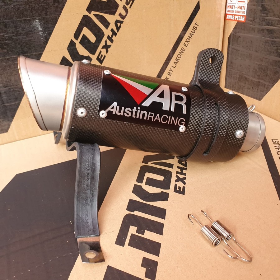 KNALPOT AUSTIN RACING MID PIPE SLIP ON KAWASAKI Z900 Z800 ZX6R ZX636 N