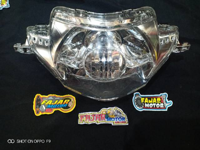 TENSHI REFLEKTOR LAMPU DEPAN PNP SUPRA X 125 supra fit vega r new revo absolute dan jupiter mx new 2011