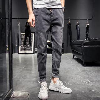  Celana  Panjang Jeans  Longgar Model Korea Bahan Velvet 