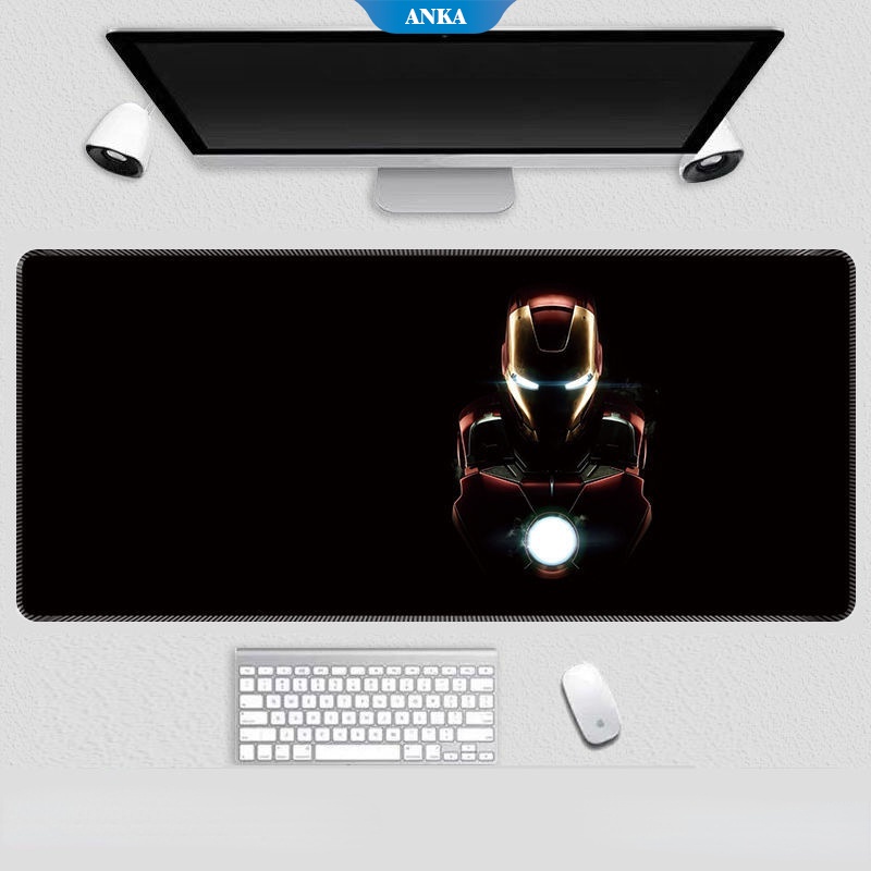 Mouse pad Marvel's The Avengers papan ketik Marvel Comics besar Iron Man