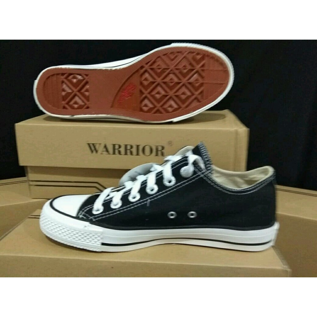 Sepatu Warrior Pendek Hitam Putihn Sepatu Sekolah Sepatu Sekolah Pendek Sepatu Warrior Sparta Shopee Indonesia