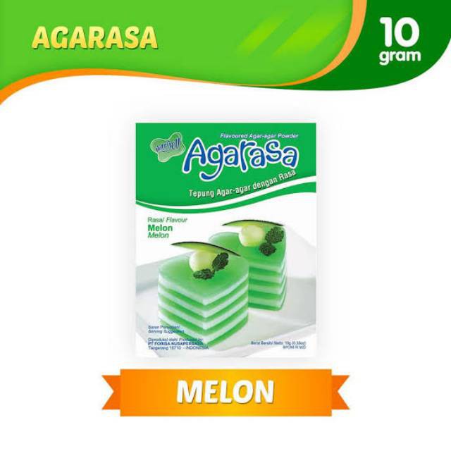 NUTRIJELL AGARASA 10gr MELON