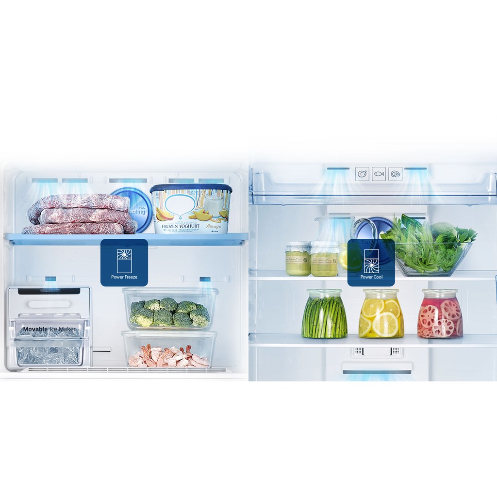 SAMSUNG Kulkas 2 Pintu 321 L RT32K5032S8/SE - Elegan Inox ( Silver )-2