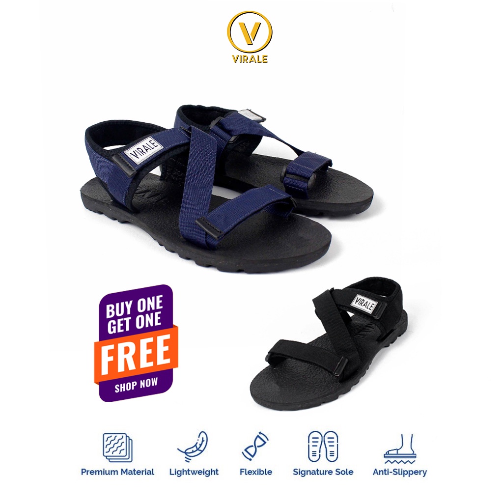 PROMO Sandal Gunung Pria - Sandal Outdoor Pria GRATIS SANDAL JEPIT HN 02