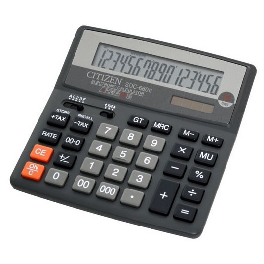 

Citizen Calculator SDC-660II Kalkulator