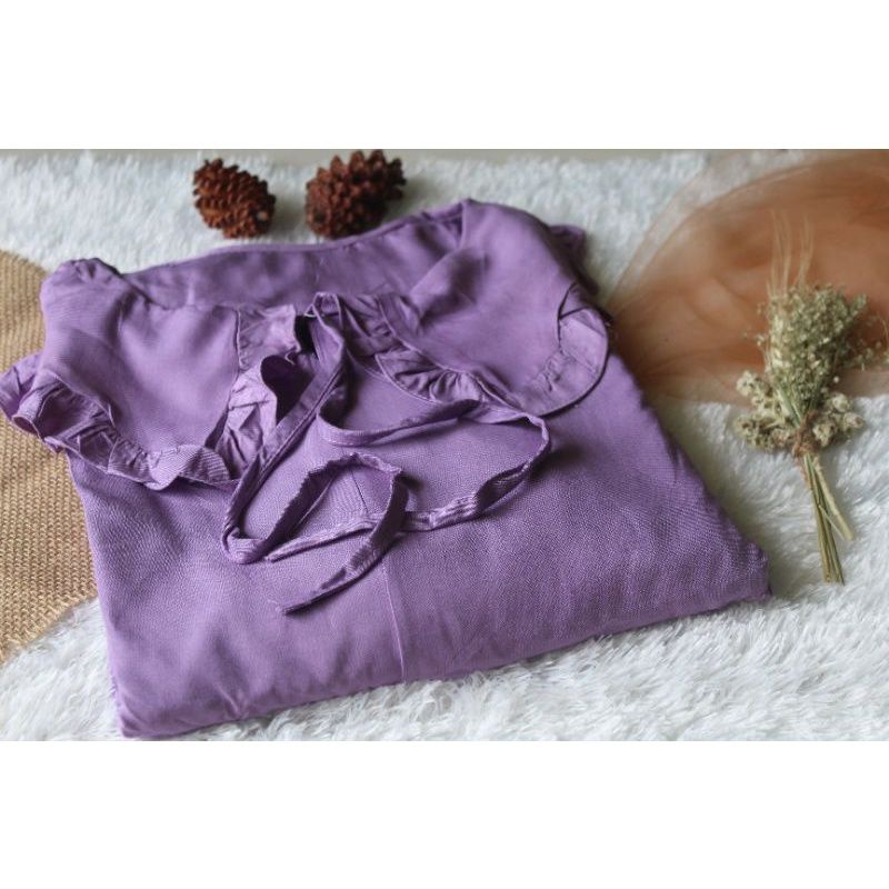 Marina MIDI dres polos maxsi dress/ gamis rayon premium