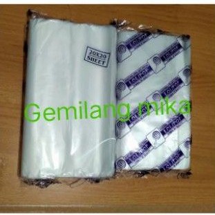 plastik alas 20x20 anti panas