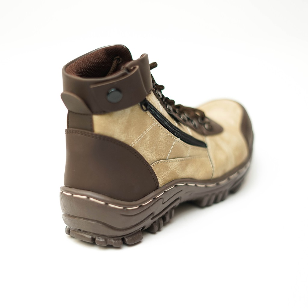 CBY  morris sepatu boot safety ujung besi sepatu bikers sepatu gunung sepatu pria