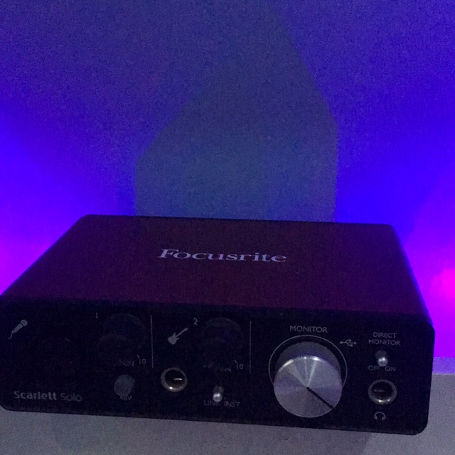 Focusrite Scarlett solo 212 2nd gen