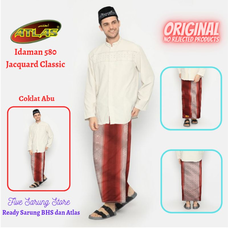 Kain Sarung Atlas Idaman 580 Motif Jacquard Classic / Atlas Idaman Jaguar Jaguard