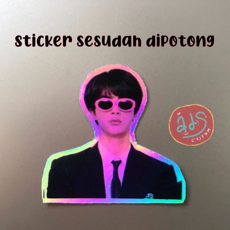 STICKER HOLOGRAM CUSTOM PER LEMBAR