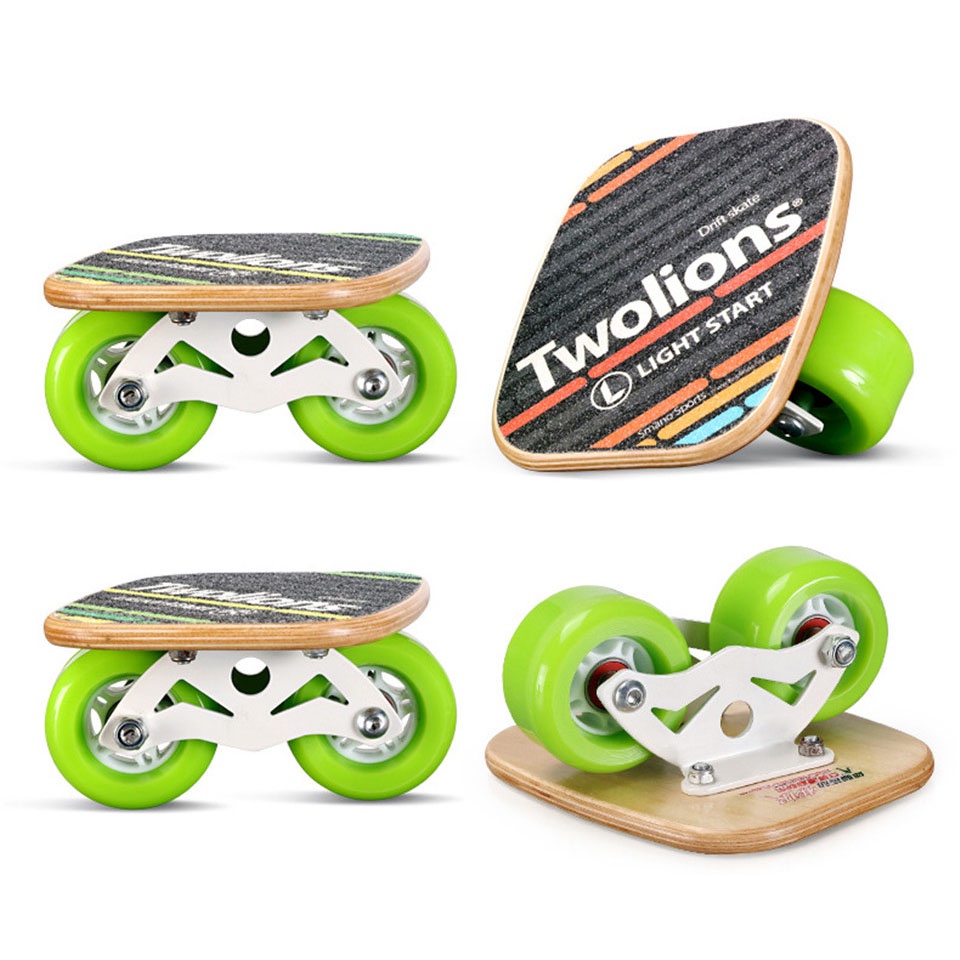 Drift Board Bahan Kayu Anti Slip Untuk Freeline Roller Skate K03