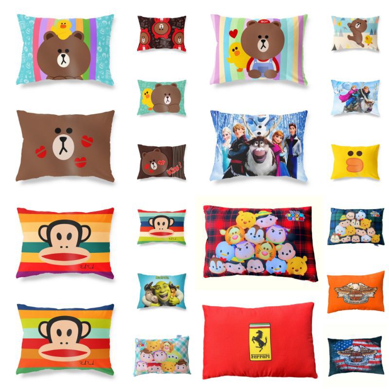 SALE BANTAL TIDUR ANAK 45X30CM MOTIF MIX