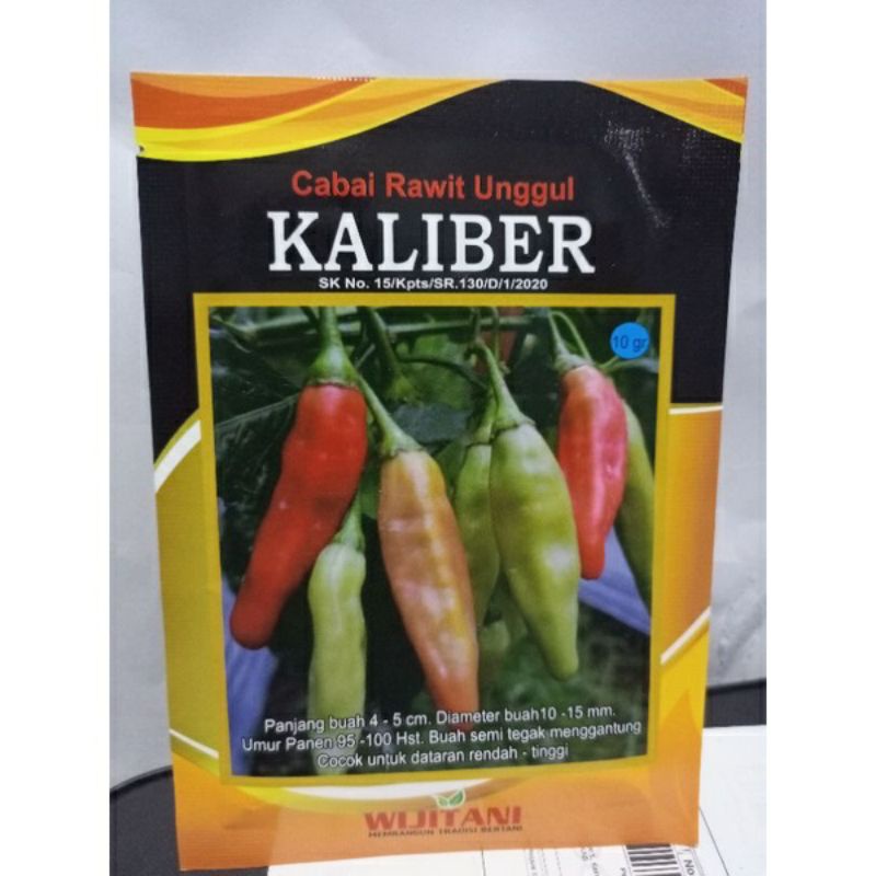 Benih caberawit unggul kaliber 10gram