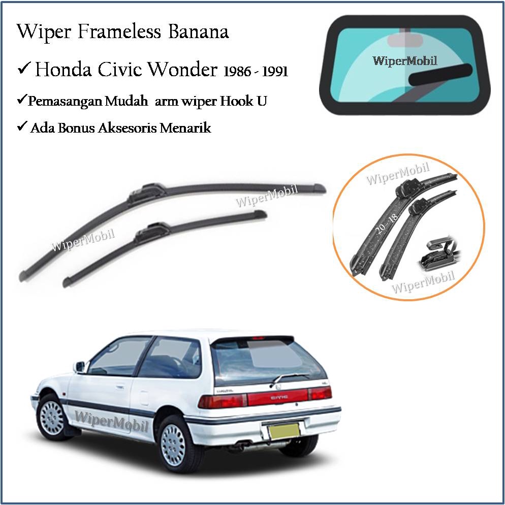 Soft Wiper Honda Civic Wonder