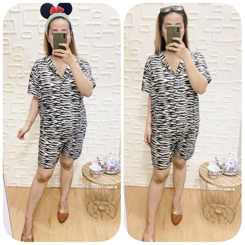 ERh5-076N SET HOTPANTS DIY ETNIK/BAJU TIDUR WANITA