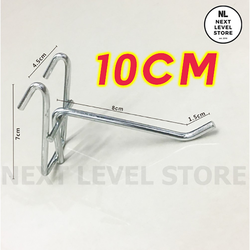 Stainless Hook 10 15 20 25 CM Tebal 5MM Gantungan Cantolan Ram Display