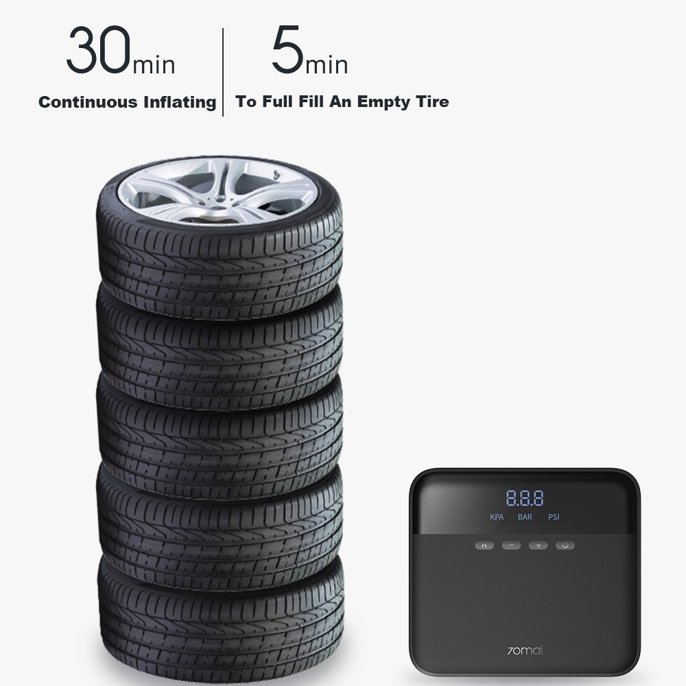 XIAOMI 70MAI - Car Tire Inflatable Pump - Youth Version - MiDrive TP03