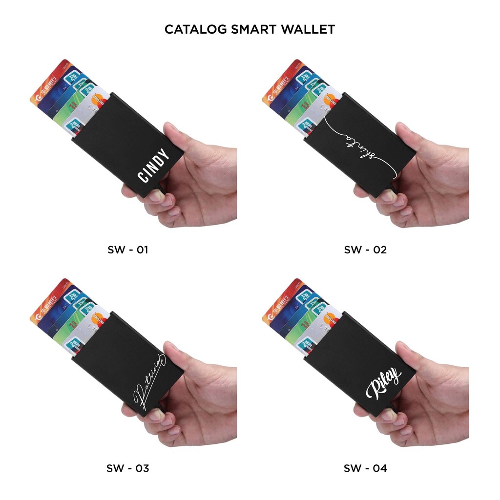 Smart Card Holder | Metal Anti RFID | FREE CUSTOM NAMA