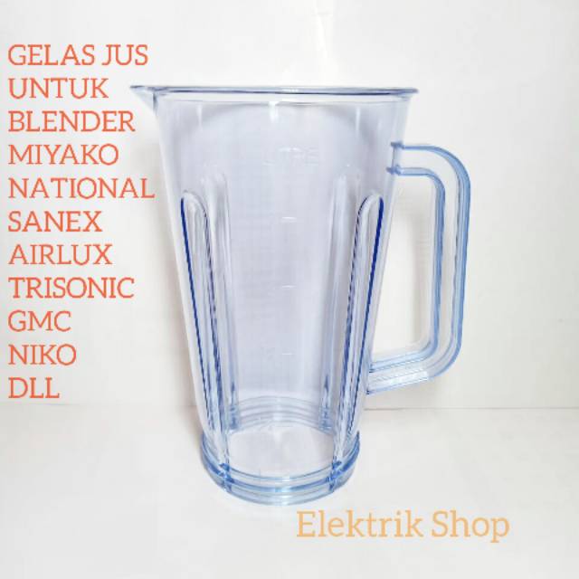 Gelas jus plastik cocok blender miyako national airlux trisonic dll