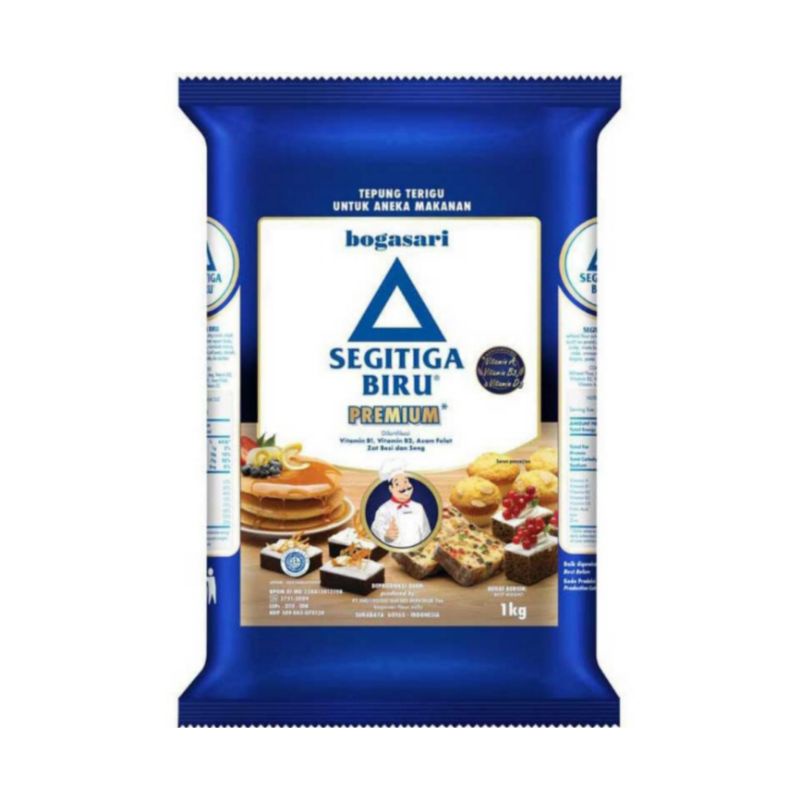

SEGITIGA BIRU Premium Tepung Terigu 1 kg