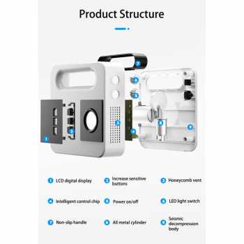 IDN - EAFC INFLATOR POMPA ANGIN BAN MOBIL ELEKTRIK LCD DISPLAY - CSLP03