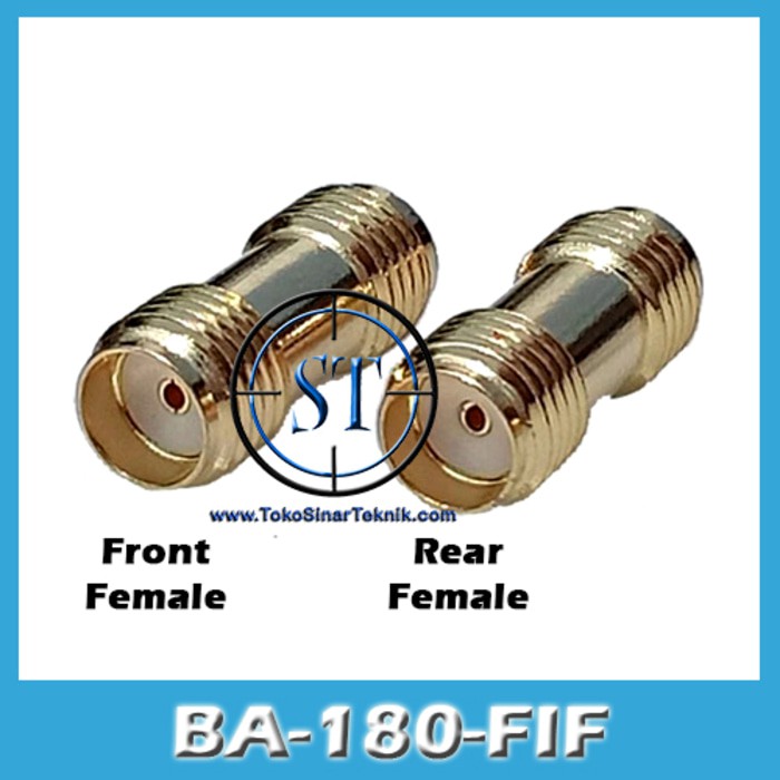 BA-180-FiF Adapter SMA Female to Female RG316 RG178 rpsma router 3g 4g Connector Konektor Betina Antena  RPSMA Wifi Wireless