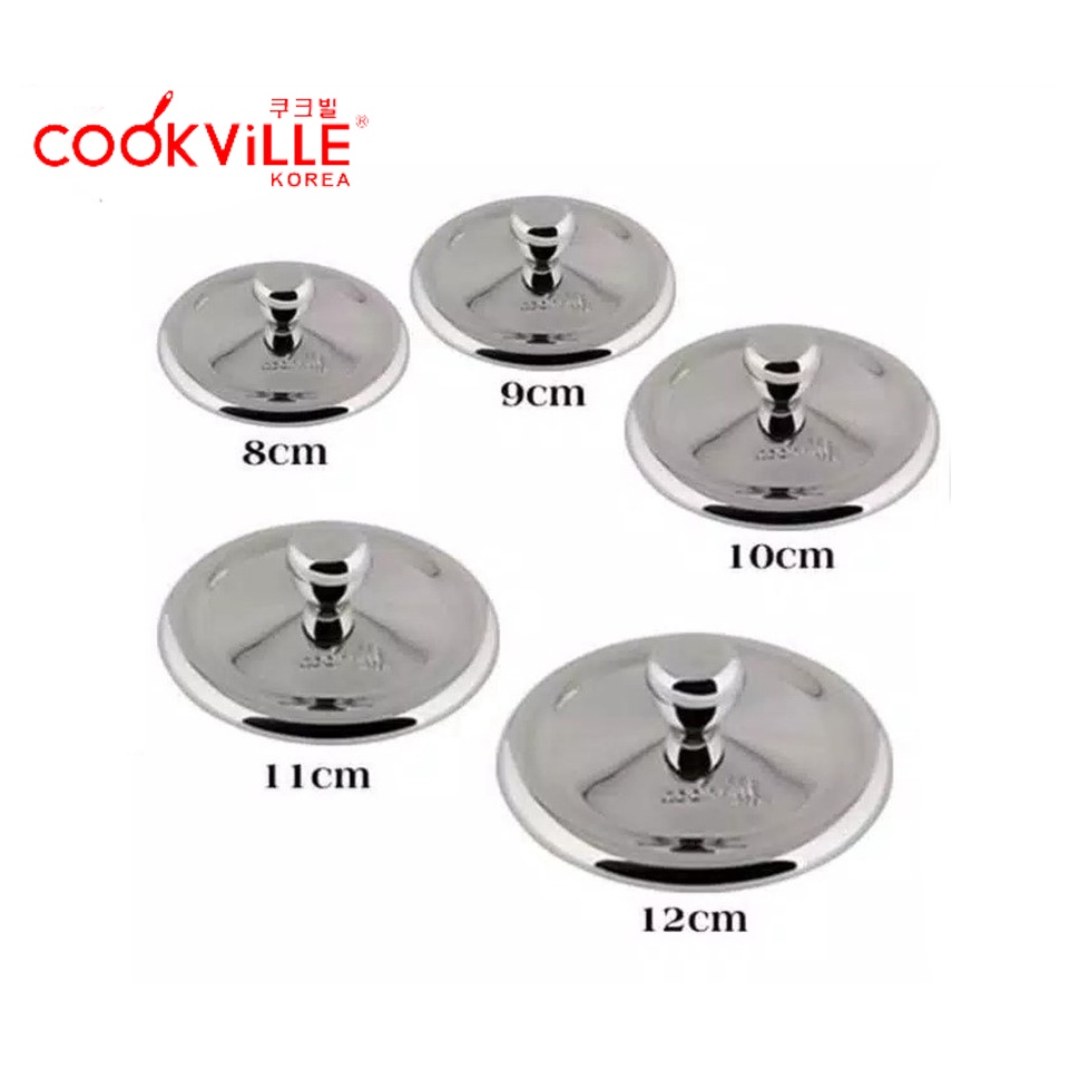 Tutup Gelas Stainless Steel Cookvill Korea