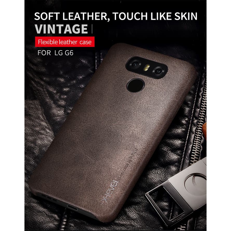 LG G6 - LG V20 case leather kulit back cover original X-LEVEL VINTAGE