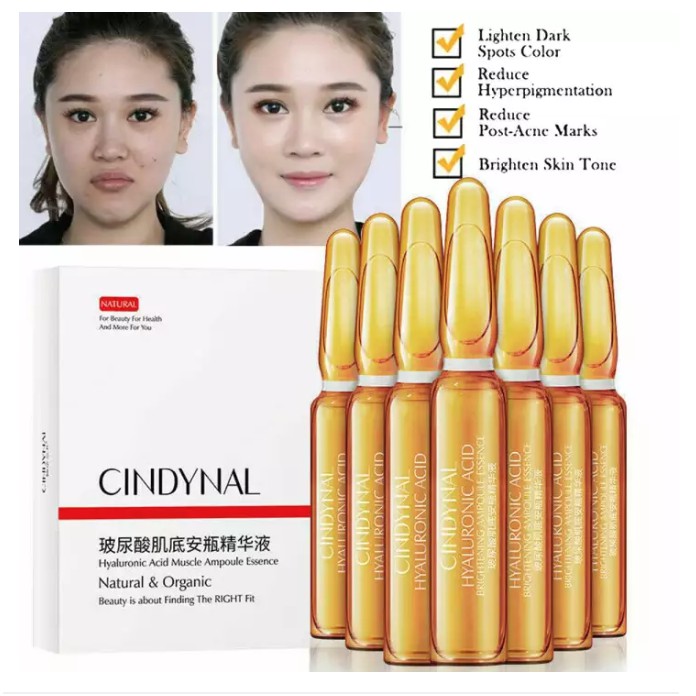 Cyndinal serum bb glow essence daily whitening water / mts ampoule isi 2ml PER BOX