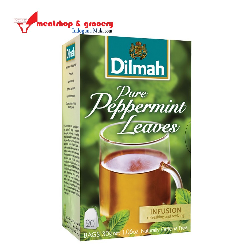 

Dilmah Pure Peppermint Leaves Tea - Teh Celup