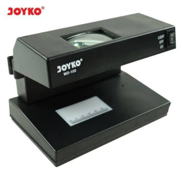 Alat Deteksi TESTER Uang JOYKO MD 100 - Money Detector Lampu UV MD100