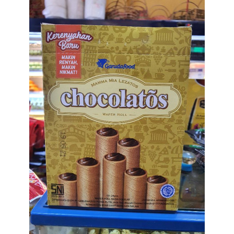 

Chocolatos Wafer Roll 24pcs