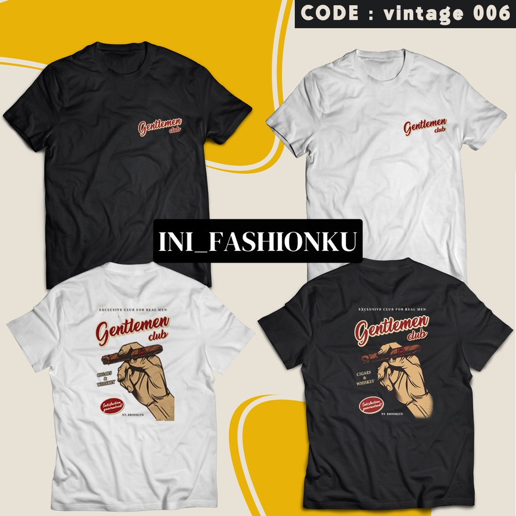 KAOS KEKINIAN VINTAGE SABLON DTF ALL SIZE BAHAN KAOS COTTON COMBED 30S/ CUSTOM COWOK CEWEK KAOS SABLON GAMBAR,LOGO, dan KATA KATA / TULISAN BISA COD