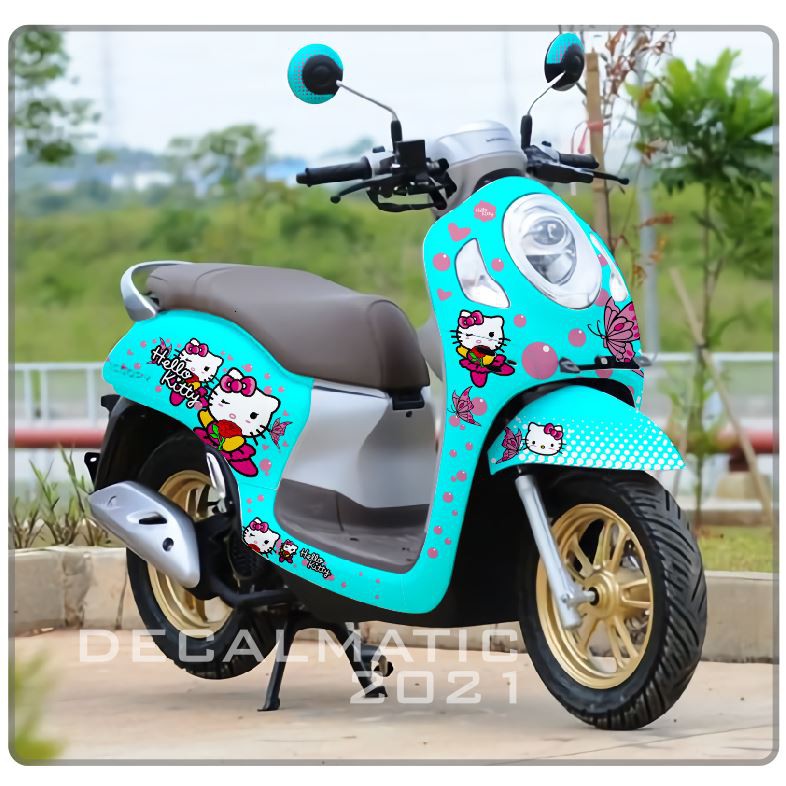 Decal Scoopy Full body Scoopy  Stiker full body Scoopy FI 2012 - 2016 FI EPS 2017-2019 Prestige 2020
