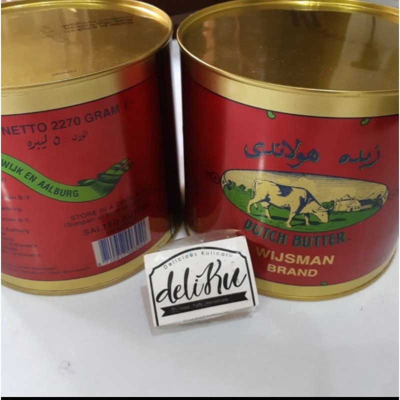 

Wisman wysman wijsman dutch butter mentega 2kg