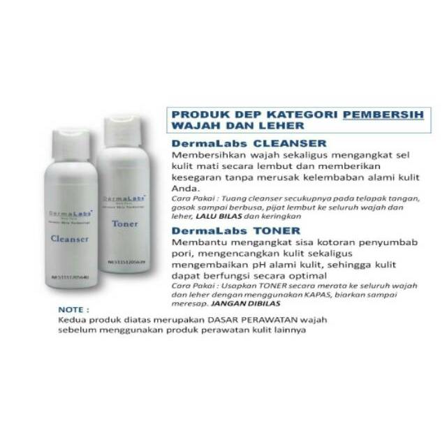 CLEANSER &amp; TONER NU AMOOREA Rp.437.500