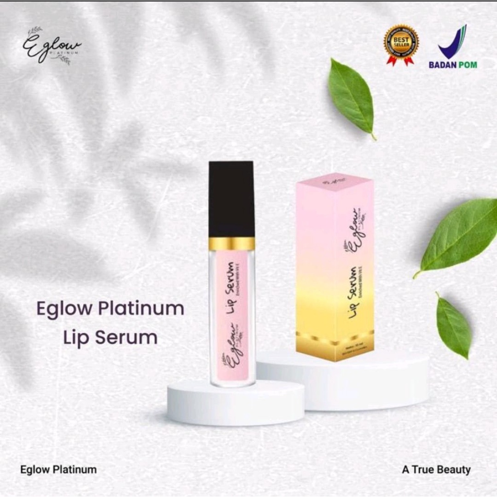 [GROSIR] LIP SERUM EGLOW PLATINUM / LIP SERUM PENCERAH BIBIR BPOM