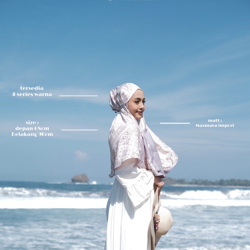 ghania bergo motif/bergo maxmara/armani silk