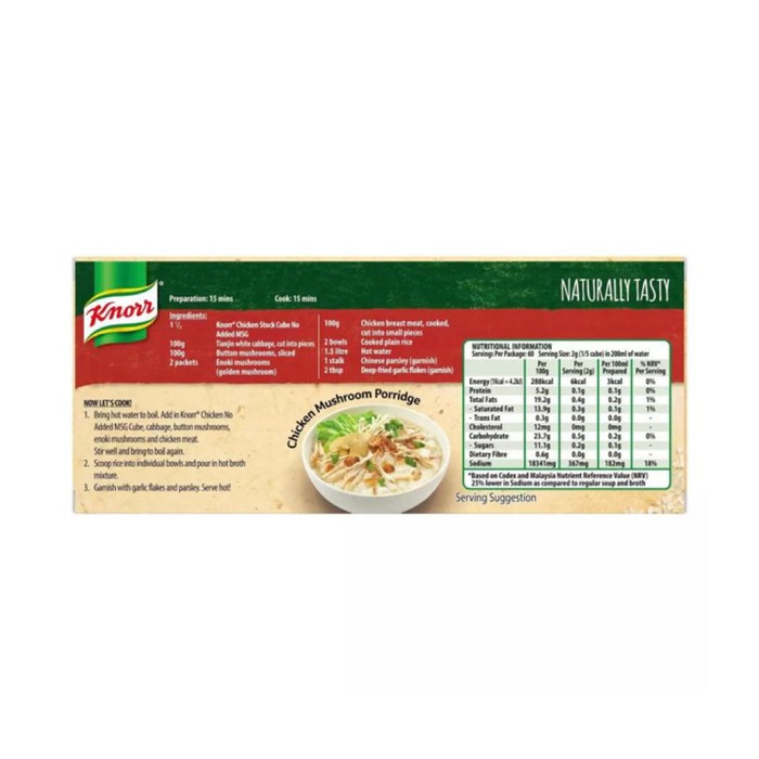 

Spesial - Knorr Chicken Stock Cubes 12 Pcs
