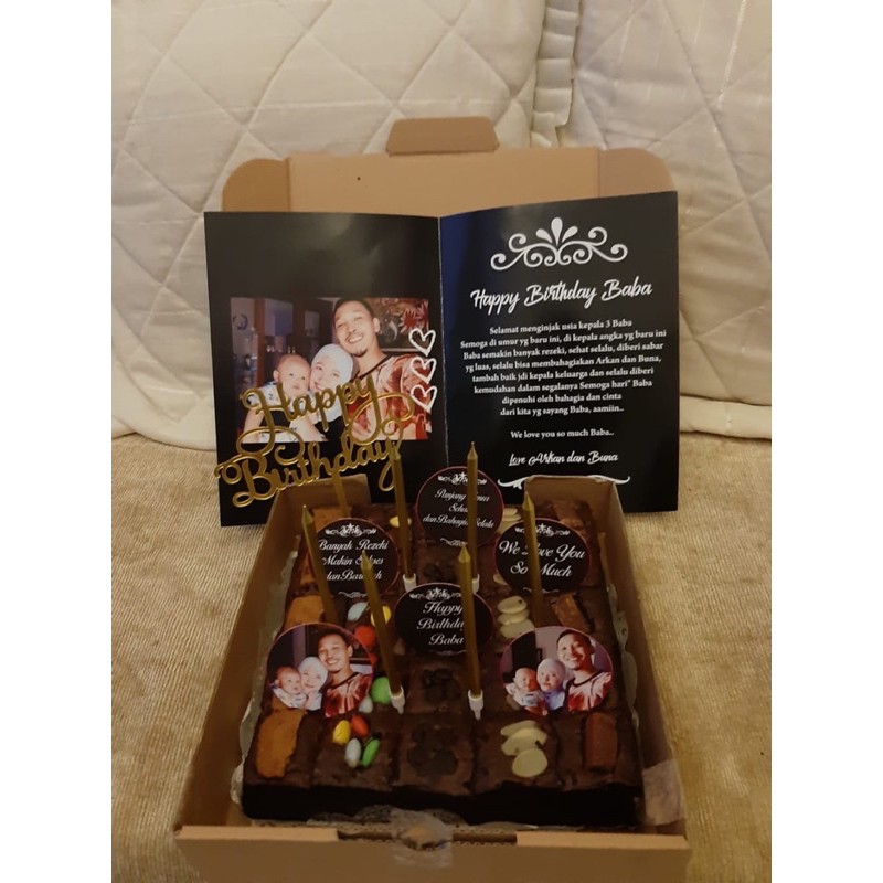 

Fudgy Brownies Paket Birthday cake