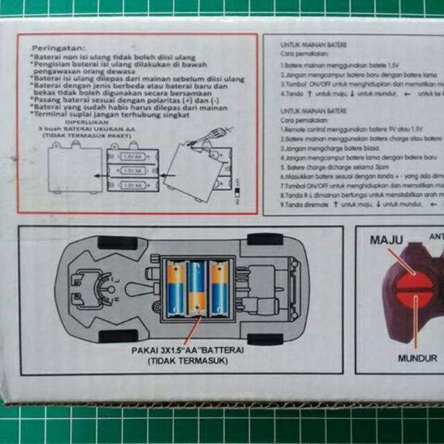 RC Car Ferrari Lamborghini Grafiti (20x8x5cm)