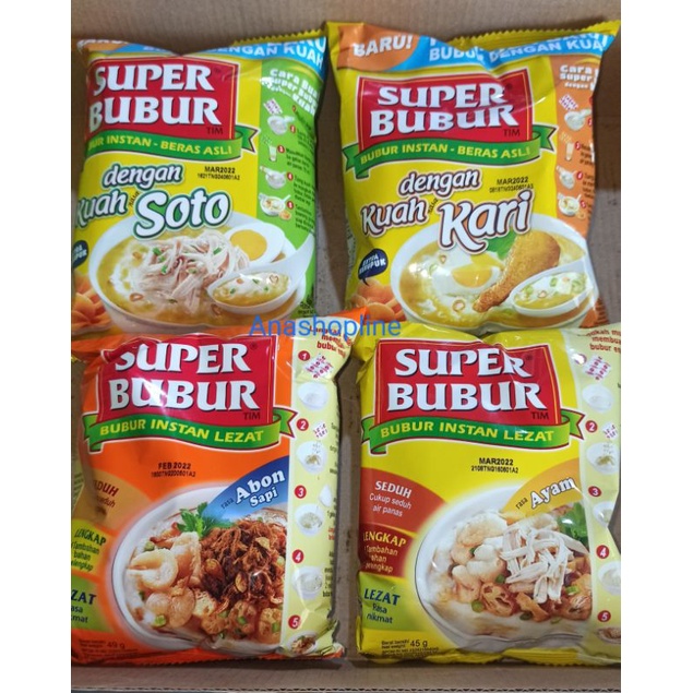 

Super Bubur per 4bungkus