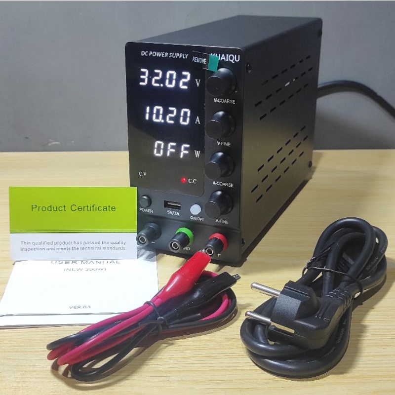 Power Supply 30V 10A-120V 3A KUAIQU Penghancur Short