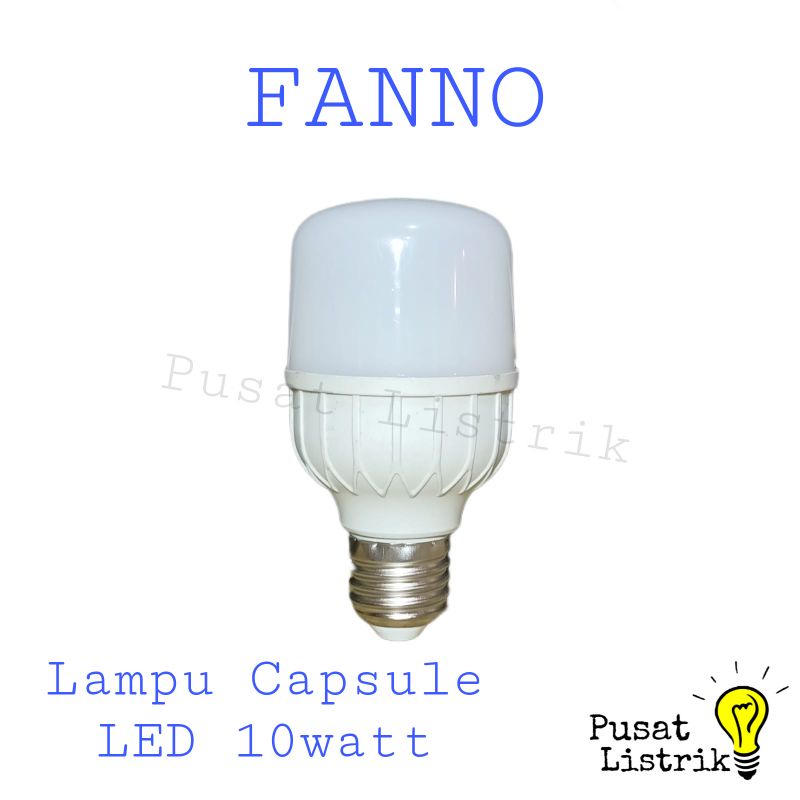 Lampu Capsule LED 10watt Putih Fanno Lampu Bohlam LED 10w