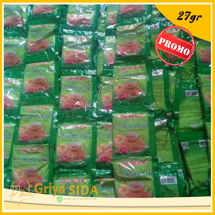 Jahe Merah Amanah Kemasan Hijau Original Harga Promo!!