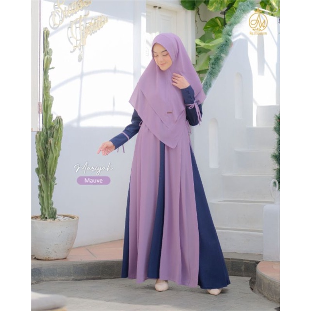 GAMIS MARIYAH AS MOSLEM // GAMIS TERBARU AS MOSLEM // GAMIS TWO TONE ORI BRAND AS MOSLEM // GAMIS RE
