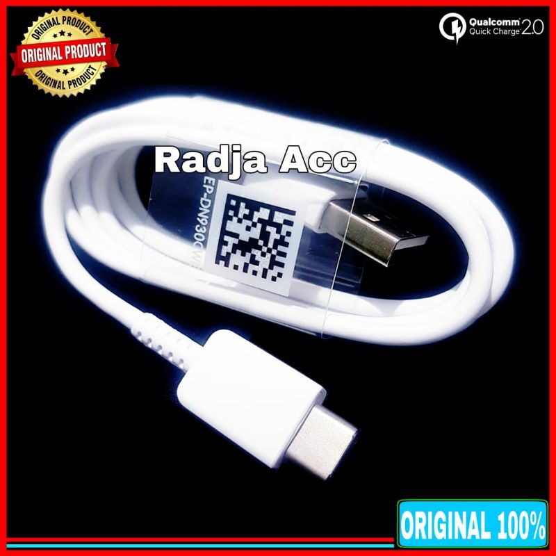 Kabel Data Samsung Galaxy A40s M10s M30s M50s Original 100% USB Type C